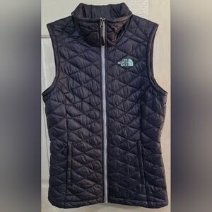 The North Face Quilted Vest In Purple